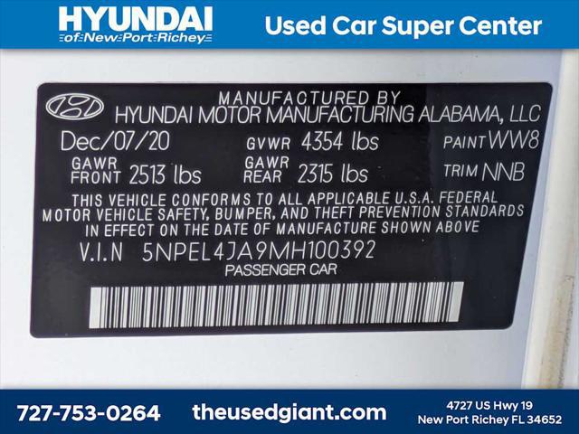 2021 Hyundai Sonata SEL