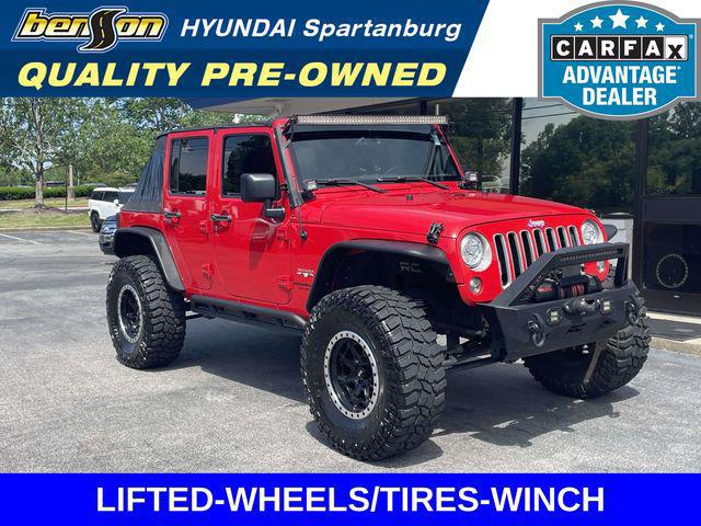 2017 Jeep Wrangler Unlimited Sahara 4x4 for sale in SPARTANBURG, SC