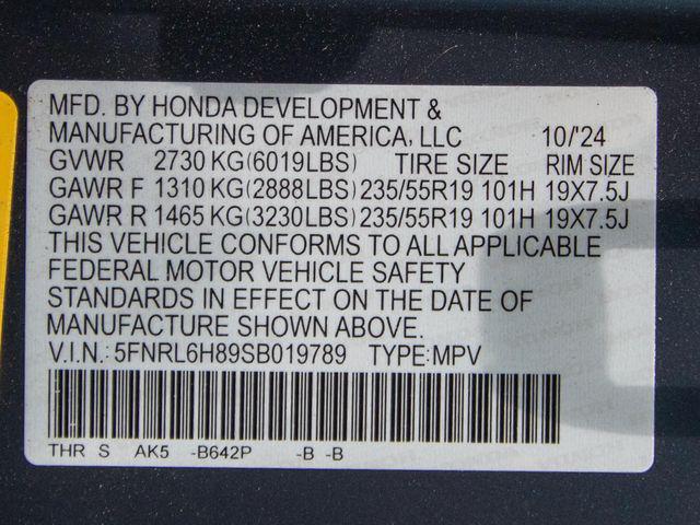 2025 Honda Odyssey Touring