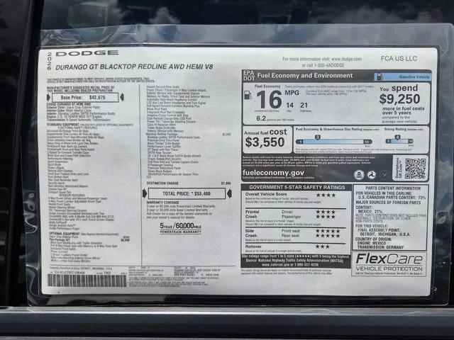 2026 Dodge Durango DURANGO GT PLUS AWD HEMI V8