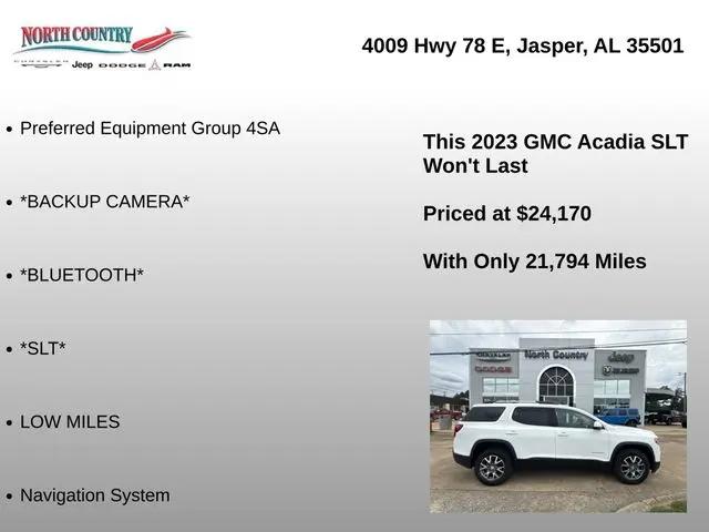 2023 GMC Acadia FWD SLT