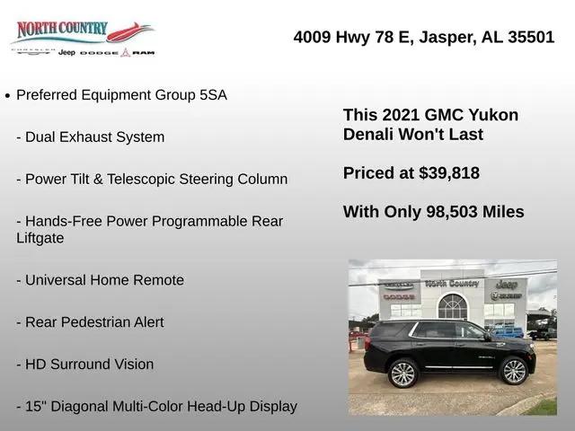 2021 GMC Yukon 4WD Denali