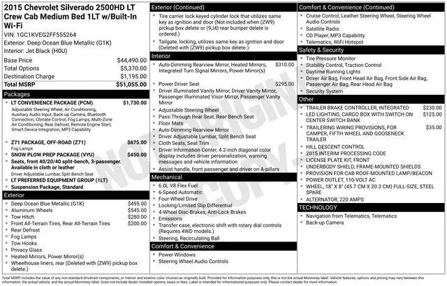 2015 Chevrolet Silverado 2500HD LT