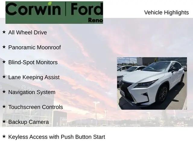 2017 Lexus RX 350 F Sport