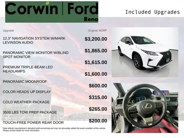 2017 Lexus RX 350 F Sport