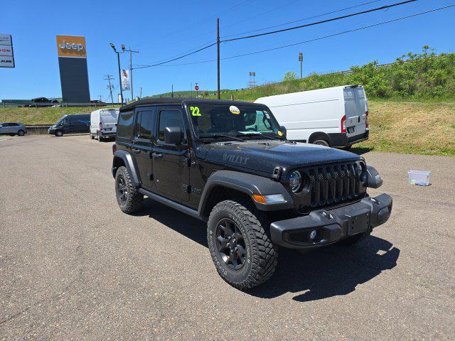 2022 Jeep Wrangler Unlimited Willys 4x4 2022 Jeep Wrangler Unlimited Willys 4x4