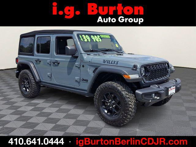2024 Jeep Wrangler 4-Door Willys 4x4 2024 Jeep Wrangler 4-Door Willys 4x4