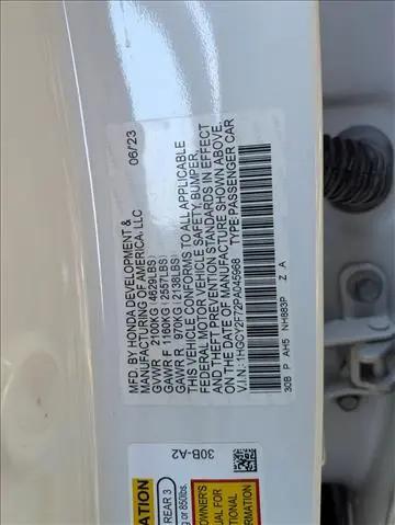 2023 Honda Accord Hybrid Sport-L