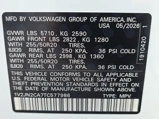 2026 Volkswagen Atlas SE with Technology