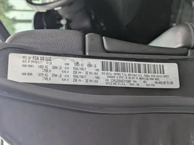 2016 Jeep Grand Cherokee Laredo