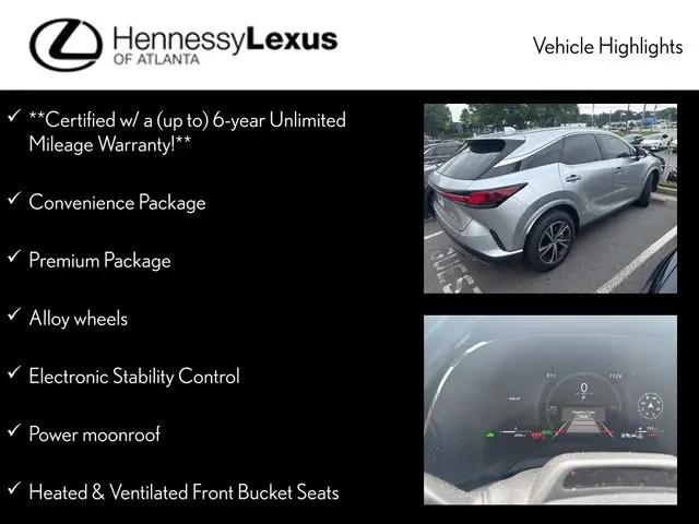 2025 Lexus RX 350 Premium