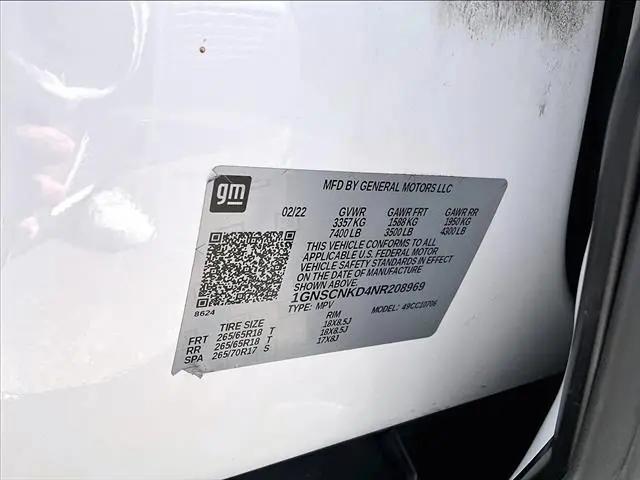 2022 Chevrolet Tahoe 2WD LT