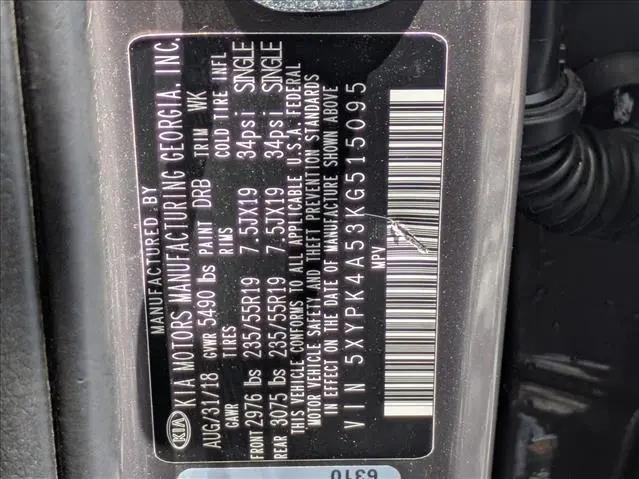 2019 Kia Sorento 3.3L SXL