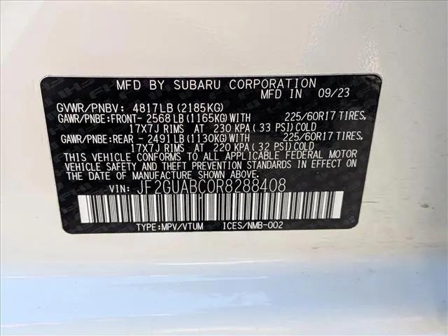2024 Subaru Crosstrek 2.0i