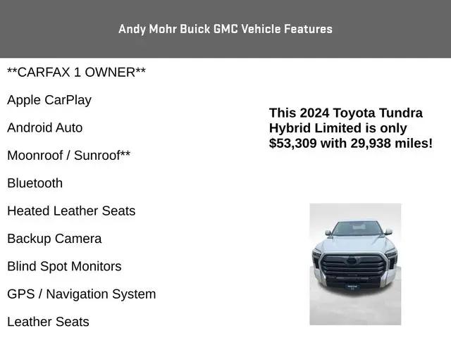 2024 Toyota Tundra Limited 4WD