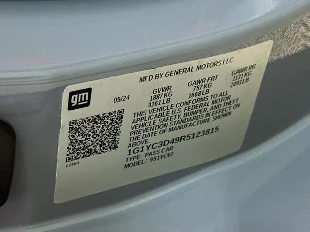 2024 Chevrolet Corvette Stingray RWD Convertible 3LT