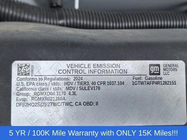 2024 GMC Savana Cargo RWD 2500 Regular Wheelbase Work Van