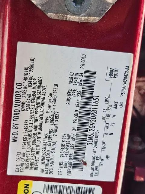 2013 Lincoln MKZ FWD