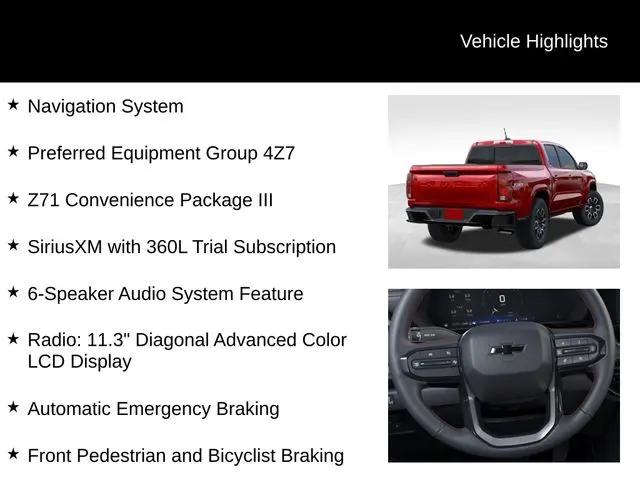 2026 Chevrolet Colorado Z71, 4WD
