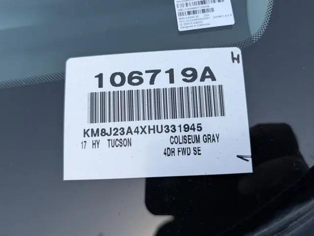 2017 Hyundai Tucson SE