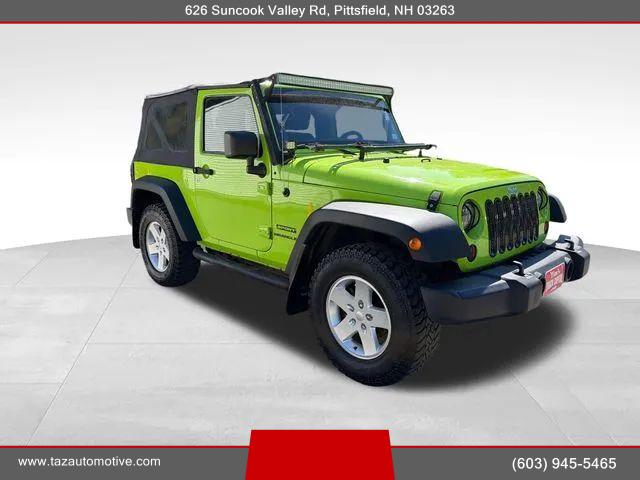 2012 Jeep Wrangler Sport for sale in Pittsfield, NH
