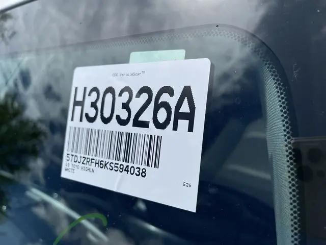 2019 Toyota Highlander XLE