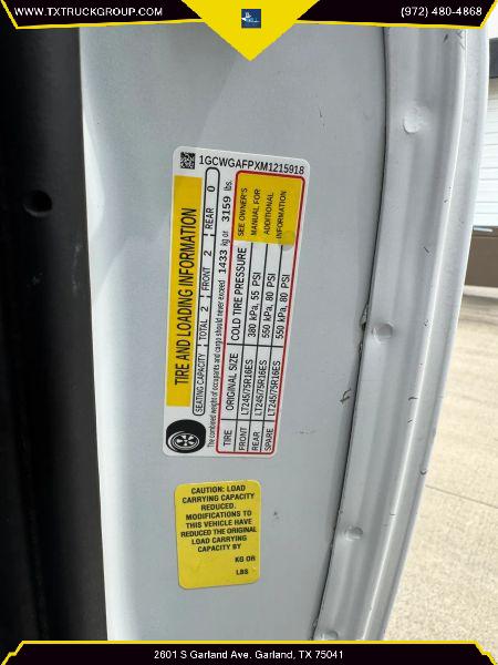 2021 Chevrolet Express Cargo Van RWD 2500 Regular Wheelbase WT