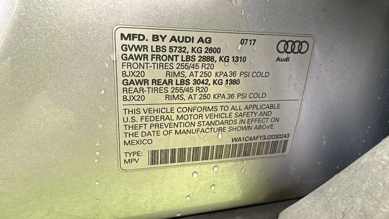 2018 Audi SQ5 3.0T Premium Plus