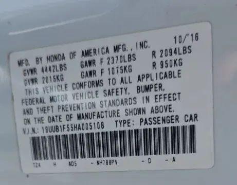 2017 Acura TLX w/Technology Package