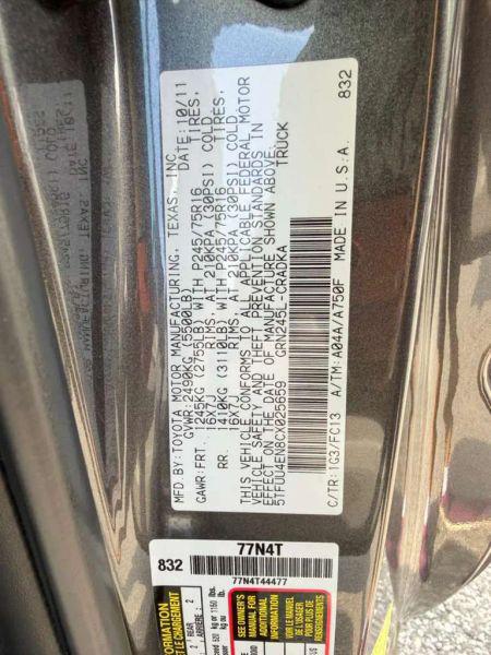 2012 Toyota Tacoma Base V6