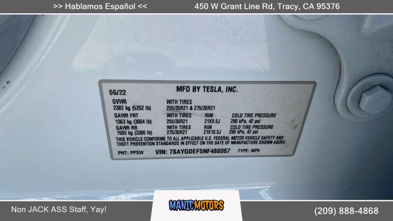 2022 Tesla Model Y Performance Dual Motor All-Wheel Drive