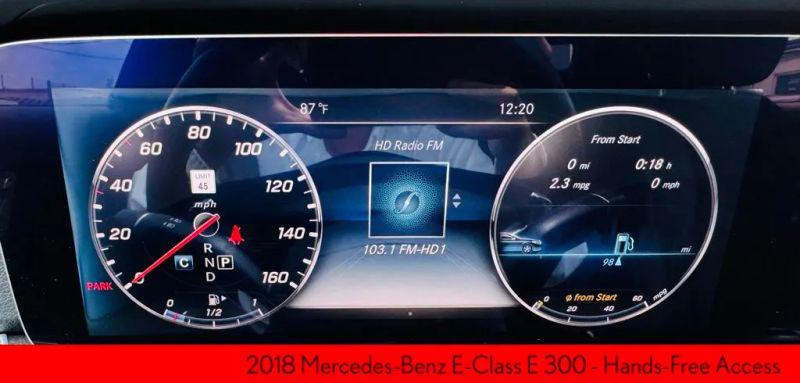 2018 Mercedes-Benz E-CLASS E 300 4MATIC