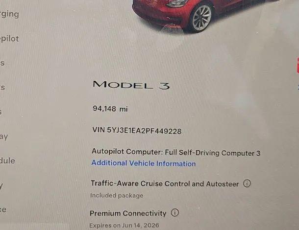 2023 Tesla Model 3 Rear-Wheel Drive