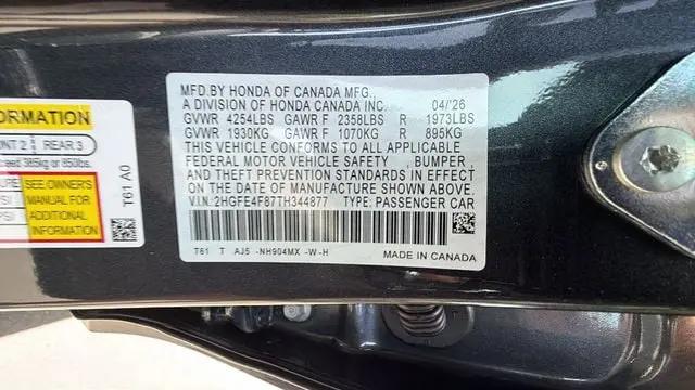 2026 Honda Civic Sport Touring