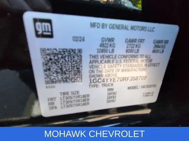 2024 Chevrolet Silverado 2500HD 4WD Crew Cab Standard Bed ZR2