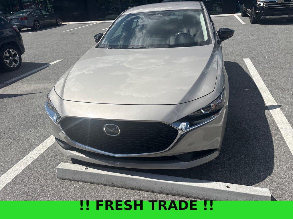 Gray (Platinum Quartz Metallic) 2025 Mazda MAZDA3 2.5 S Select Sport FWD Sedan Front-Wheel Drive Automatic