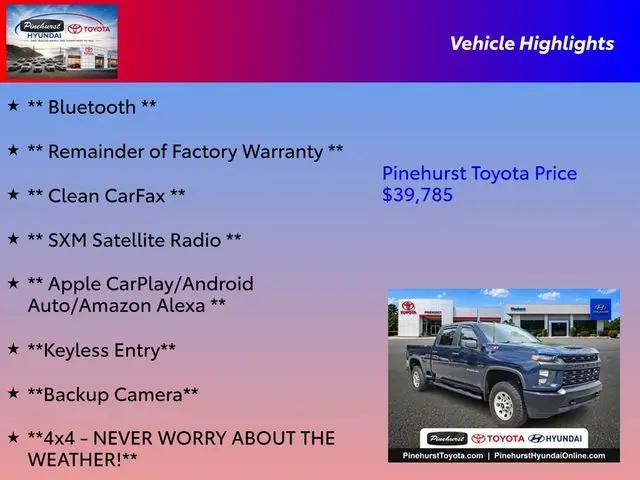2022 Chevrolet Silverado 2500HD 4WD Crew Cab Standard Bed WT