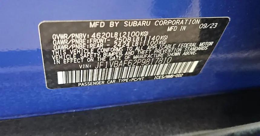 2023 Subaru WRX Premium