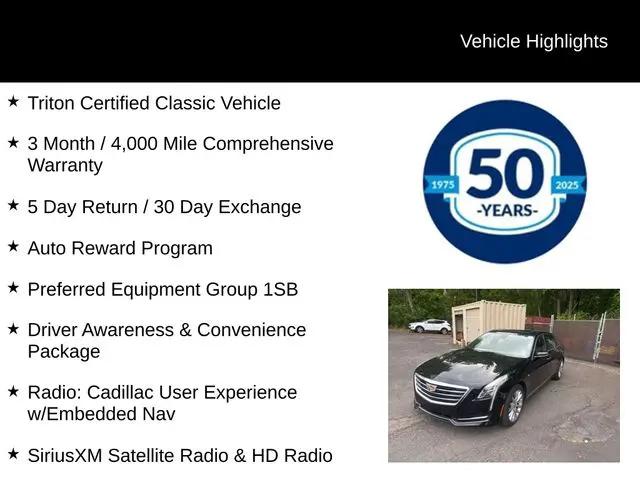 2018 Cadillac CT6 Standard