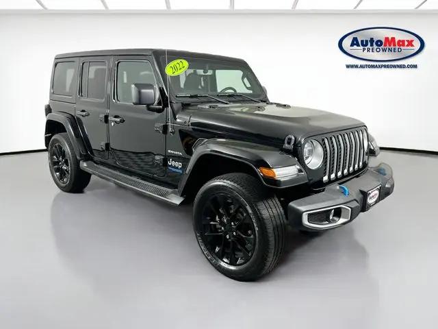 2022 Jeep Wrangler 4xe Unlimited Sahara 4x4 for sale in Marlborough, MA