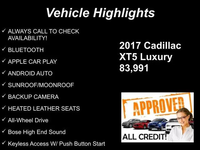 2017 Cadillac XT5 Luxury