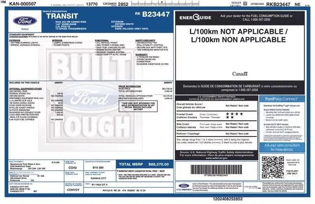 2024 Ford Transit Cargo Van T-250