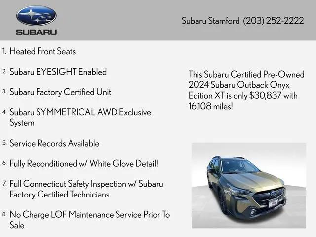 2024 Subaru Outback Onyx Edition XT