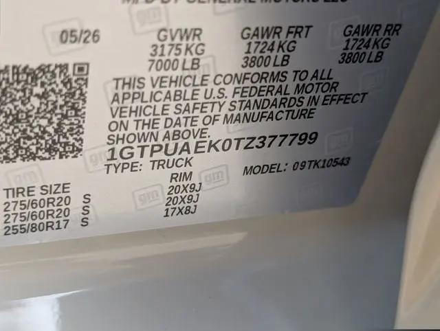 2026 GMC Sierra 1500 Crew Cab, Short Bed, Pro, 4WD