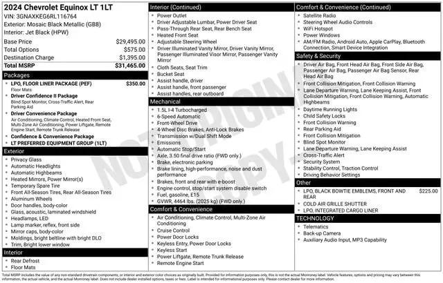 2024 Chevrolet Equinox FWD LT