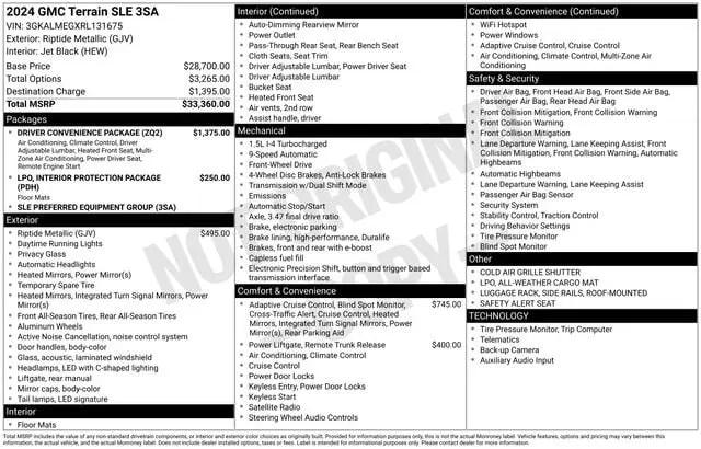 2024 GMC Terrain FWD SLE