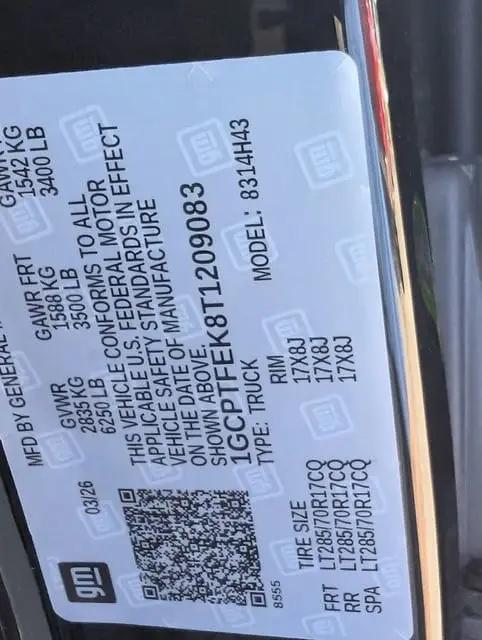 2026 Chevrolet Colorado ZR2, 4WD