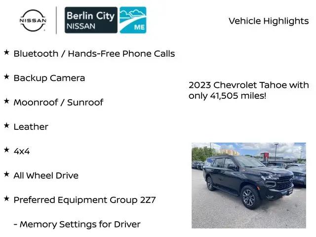 2023 Chevrolet Tahoe 4WD Z71