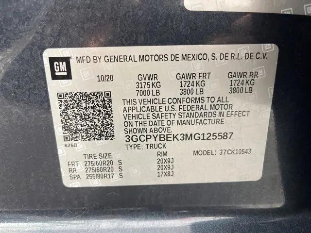 2021 Chevrolet Silverado 1500 4WD Crew Cab Short Bed Custom