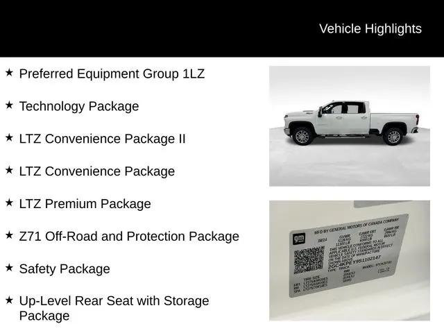 2025 Chevrolet Silverado 2500HD 4WD Crew Cab Standard Bed LTZ
